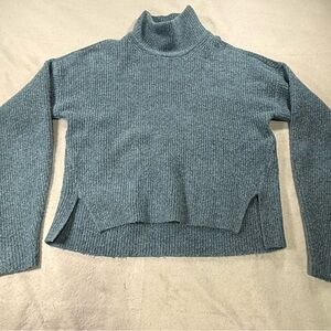 A&F Blue Turtleneck Sweater